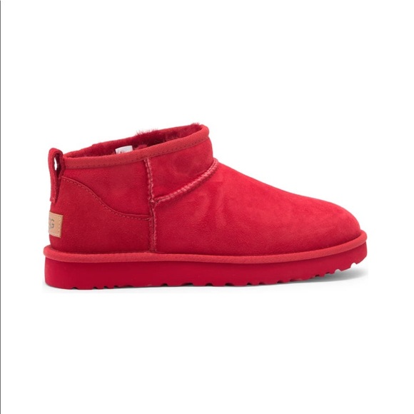 UGG | Shoes | Red Ultra Mini Uggs | Poshmark